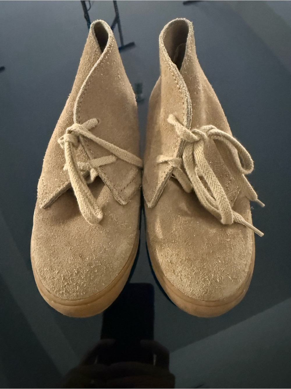Crewcuts Kids Tan Suede Boots - Classic Lace-Up Style